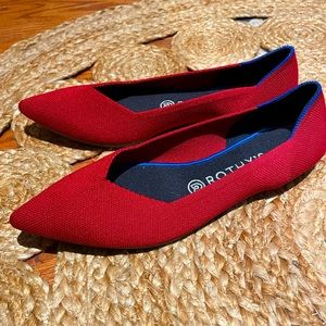 Rothy’s the Point Chili Red EUC 9.5